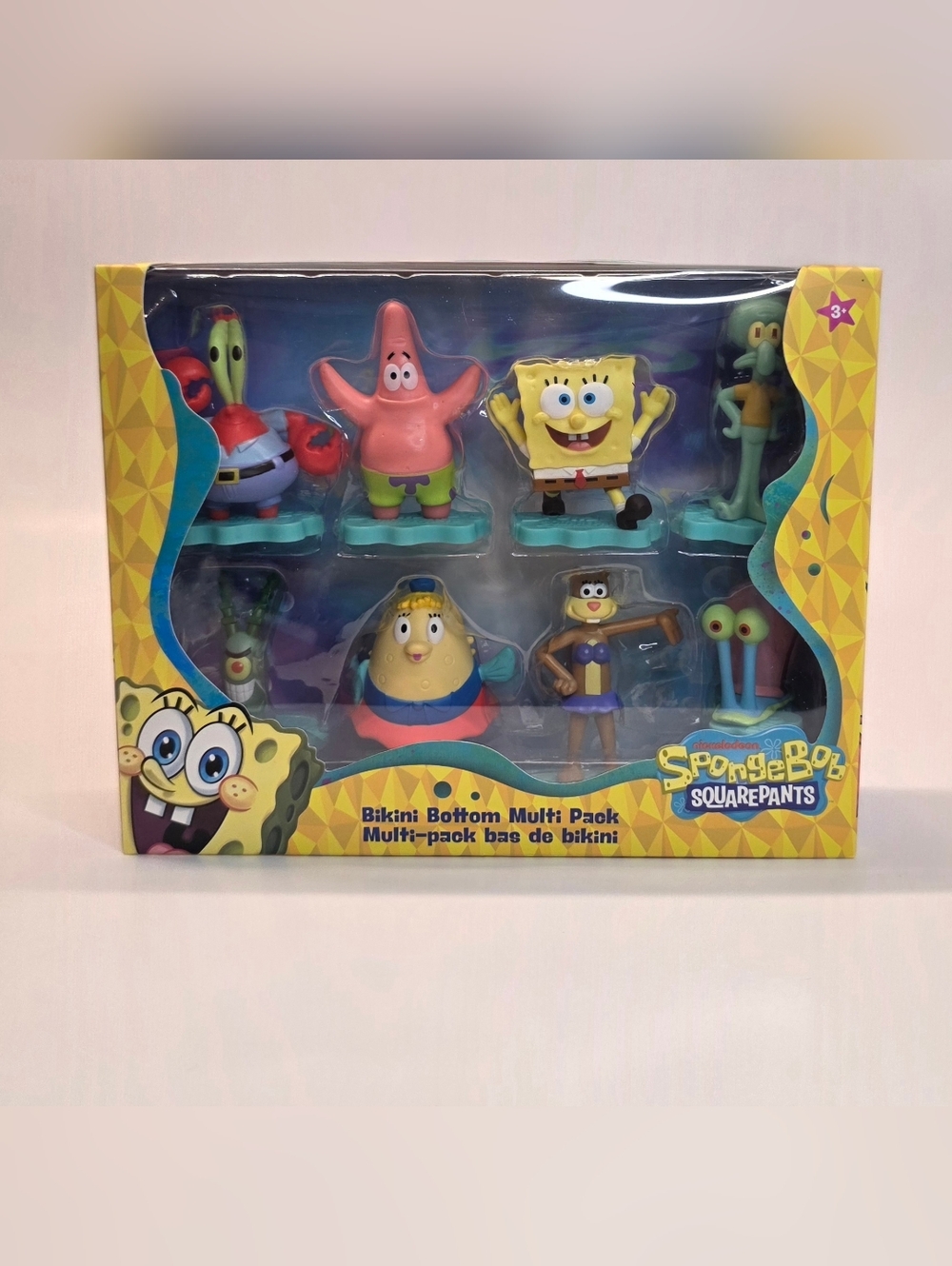 SpongeBob SquarePants Bikini Bottom 8 Pack PVC Figures Cake Toppers New in Box